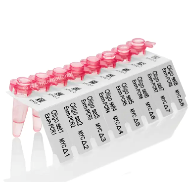 PCR-TagTrax PCR tube and strip thermal transfer tags, adhesive-free, high-profile