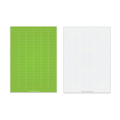 Removable Cryo-LazrTAG laser labels, A4 sheets