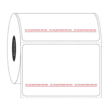 Steam sterilisation indicator thermal transfer labels