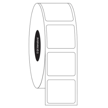 Removable solvent-resistant blackout labels, +20C to +100C