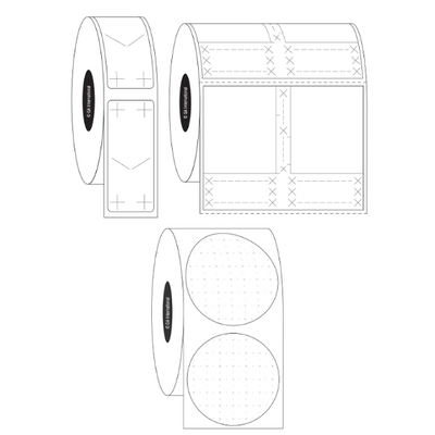 Cryo C-KurTAG tamper-evident labels, mixed shape