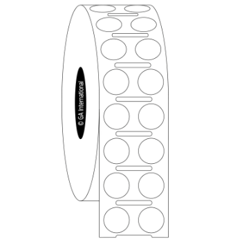 PikaTAG cryogenic indented-cap vial labels