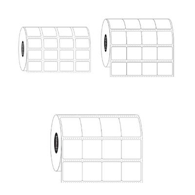 XyliFIL xylene and chemical resistant histology labels, 4 across