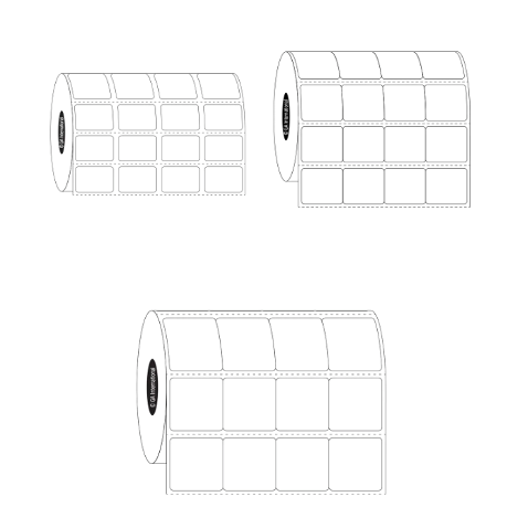 XyliFIL xylene and chemical resistant histology labels, 4 across