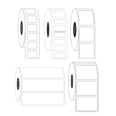 XyliFIL xylene and chemical resistant histology labels, 25.4mm core