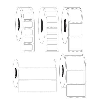 XyliFIL xylene and chemical resistant histology labels, 25.4mm core