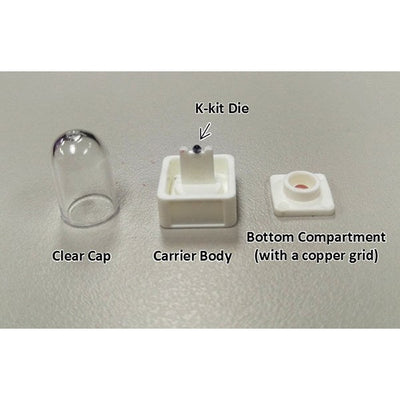 K-kit sample carriers for liquid TEM
