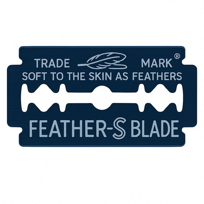 Carbon steel razor blades, double edge
