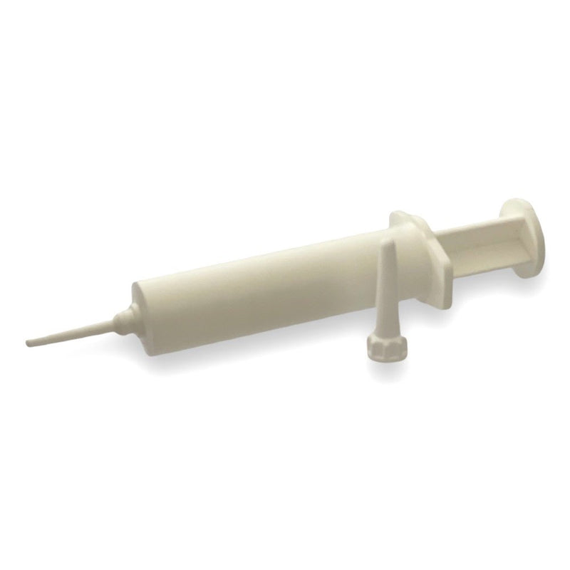 Disposable storage syringes, white PE