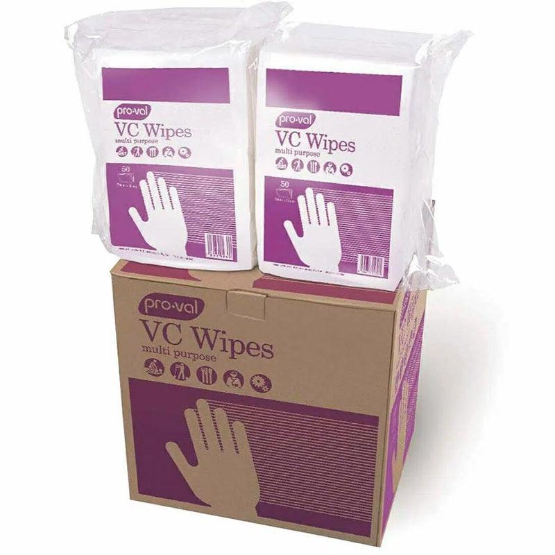 Low lint wipes, viscose/PET