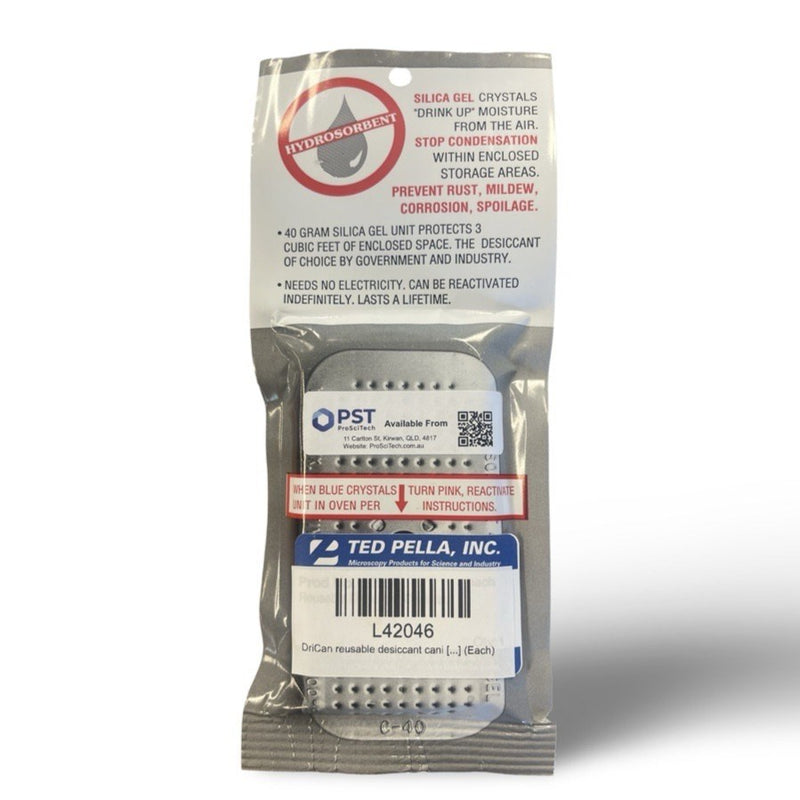 DriCan reusable desiccant canister