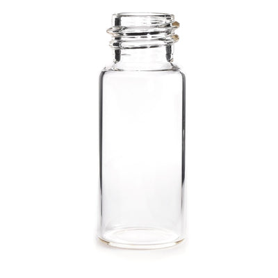Sample vial, clear glass