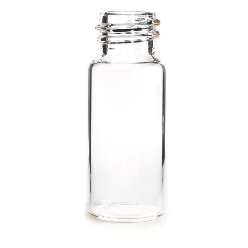 Sample vial, clear glass