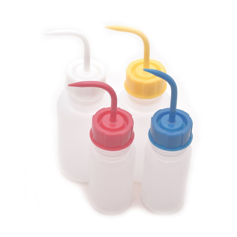 Wash bottles, graduated, PE