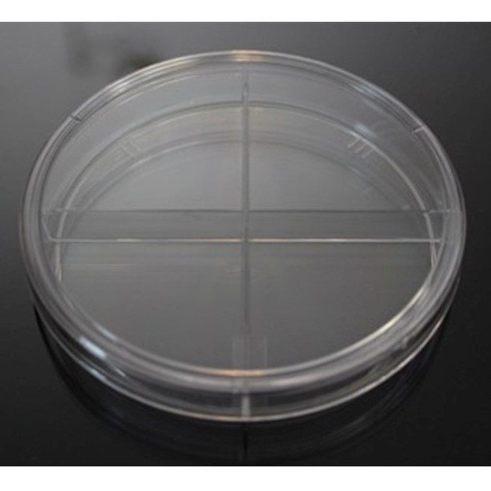 Petri dishes, X-plate (4-section)