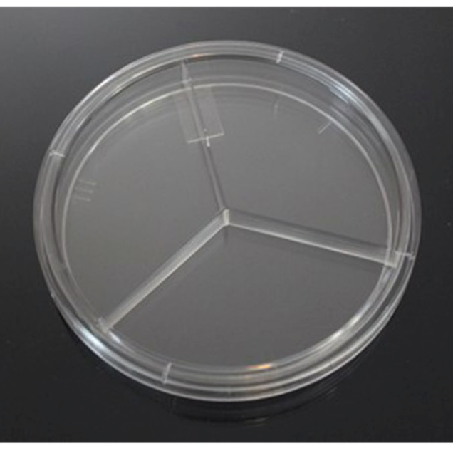 Petri dishes, Y-plate (3-section)