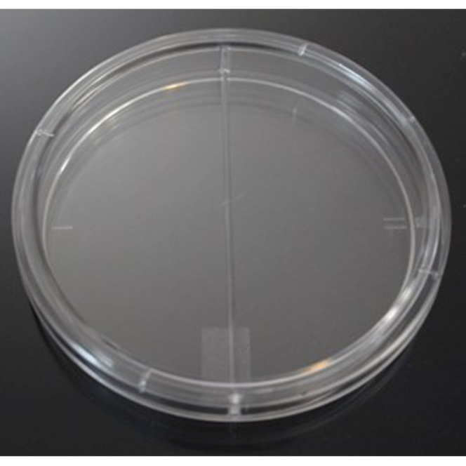 Petri dishes, I-plate (2-section)
