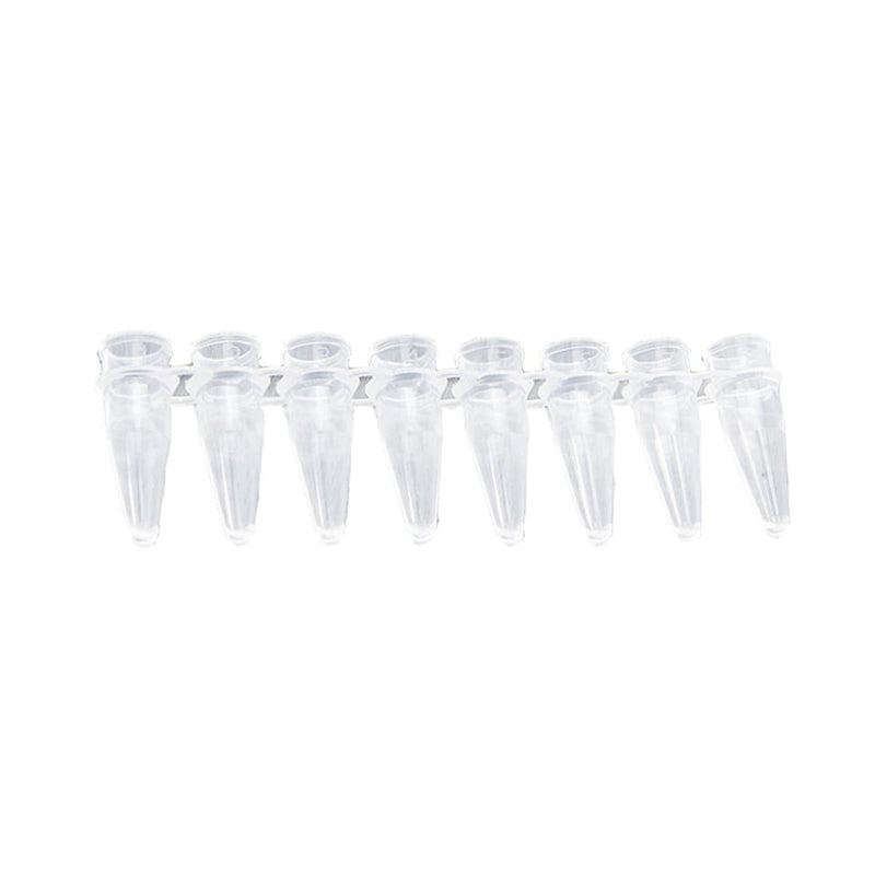 Sapphire PCR 8-strip tubes and caps, natural, PP