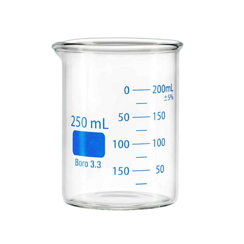 Glass beakers, low form graduated – ProSciTech