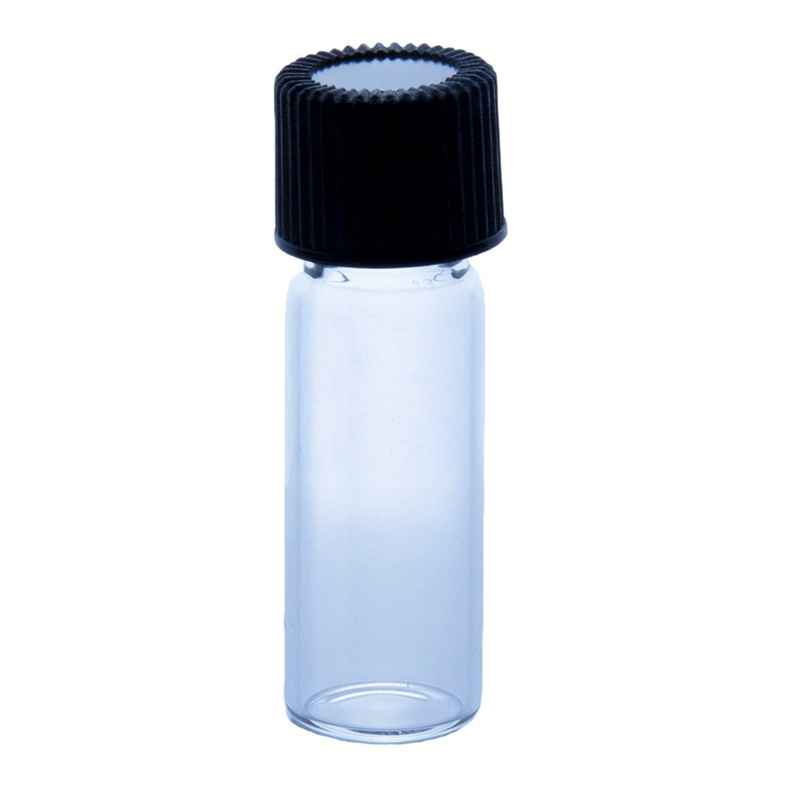 Glass culture media vials with screw cap and PTFE liner