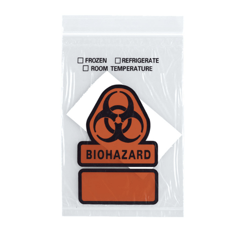 Biohazard transport bags, various styles