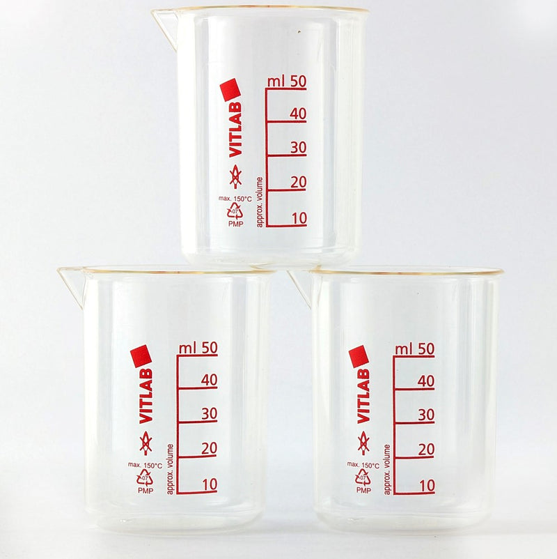 VITLAB beakers, PMP