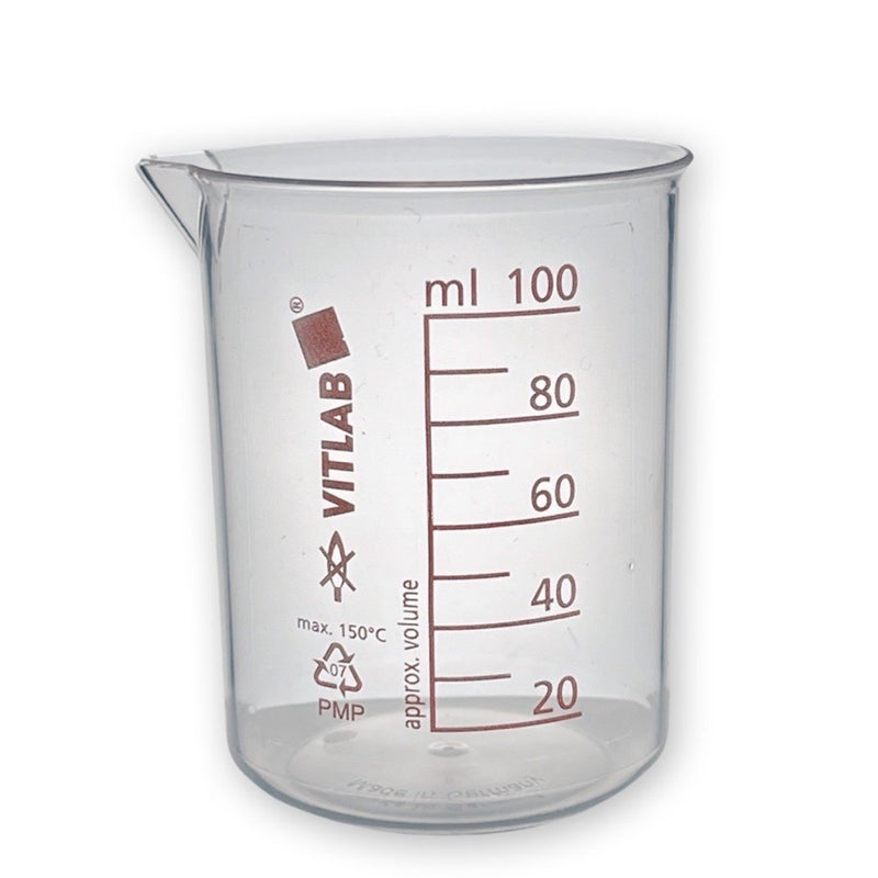 VITLAB beakers, PMP