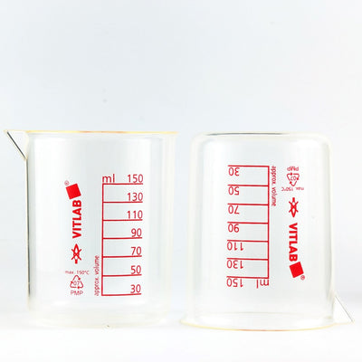 VITLAB beakers, PMP