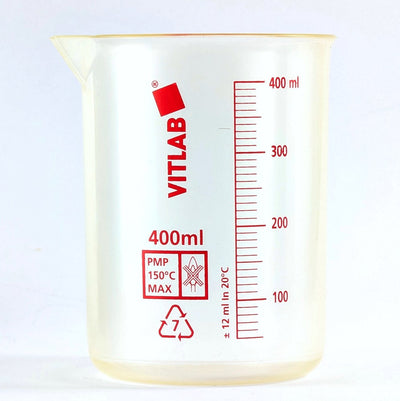 VITLAB beakers, PMP