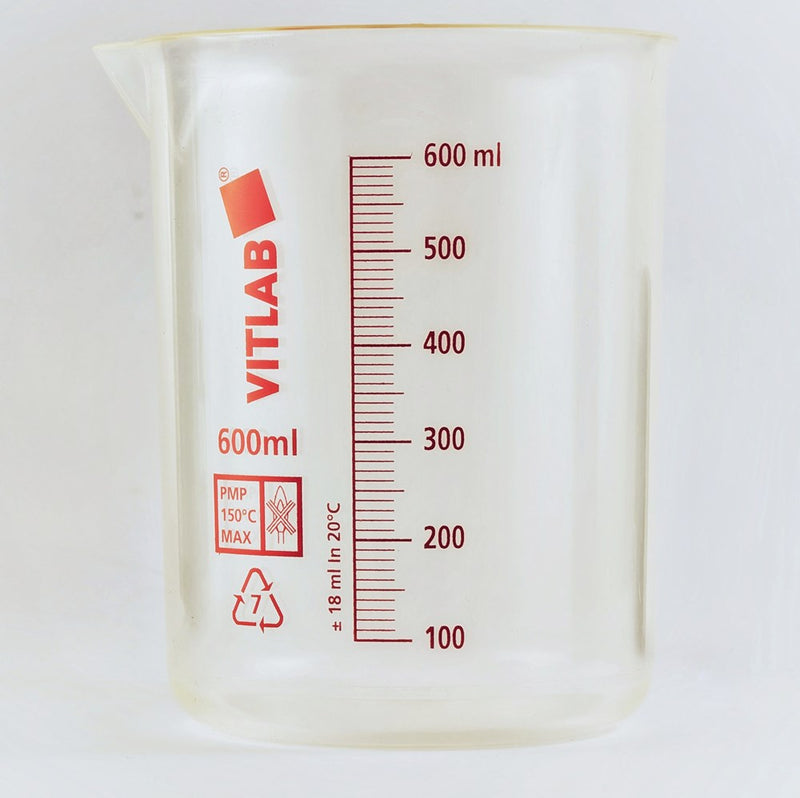 VITLAB beakers, PMP