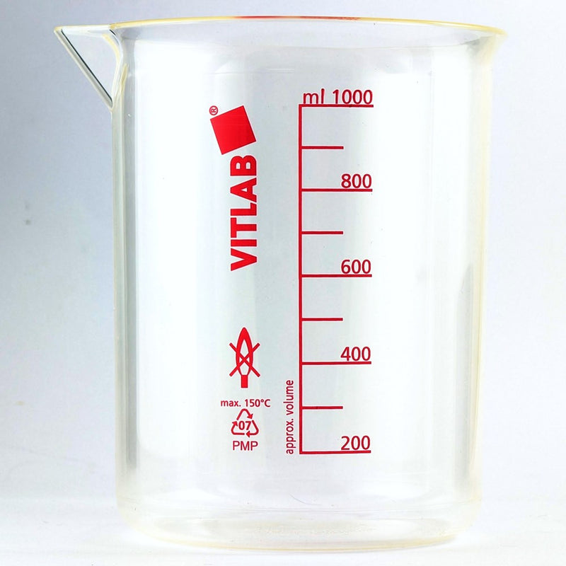 VITLAB beakers, PMP