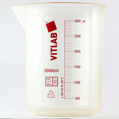 VITLAB beakers, PMP