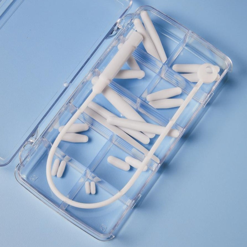 Tapered magnetic stirrer bar assortment, PTFE coated