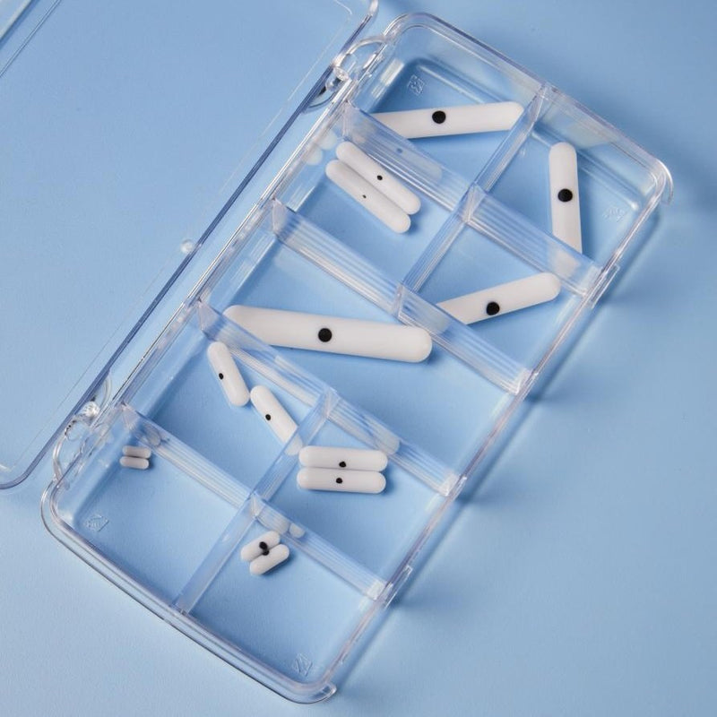 Turbo cylindrical magnetic stirrer bar assortment, PTFE coated