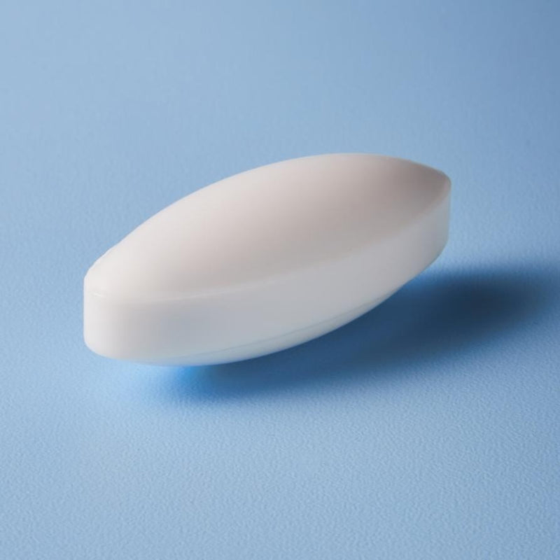Oval magnetic stirrer bars, PTFE coated