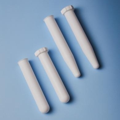 Centrifuge test tubes with screw cap, PTFE
