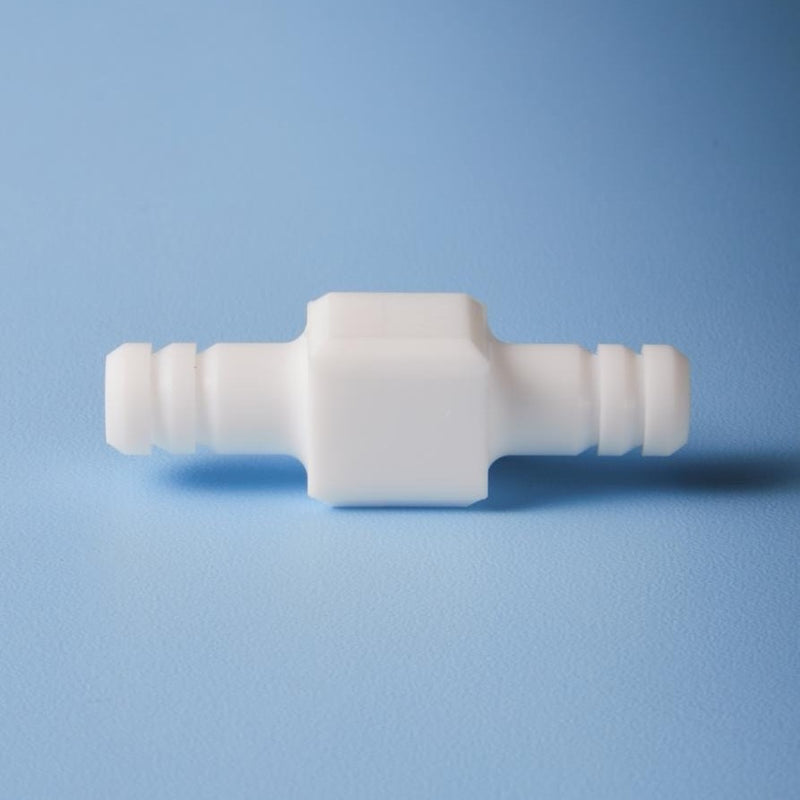 Tubing connectors, straight, PTFE