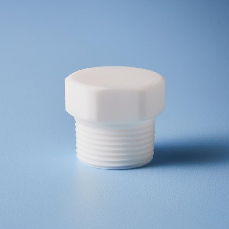 Reactor lid screw blanking nuts, PTFE