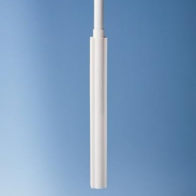 Reactor lid rod baffles for compression fittings, PTFE