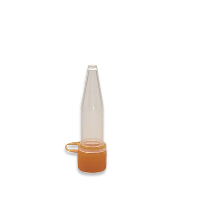 Microtubes, PP, conical, 1.5mL, attached screw cap
