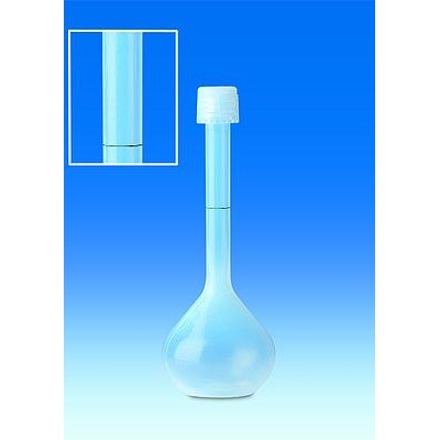 Volumetric flasks with screw cap, PFA