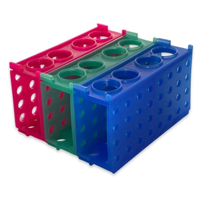 Tube rack, PP, 4 hole sizes