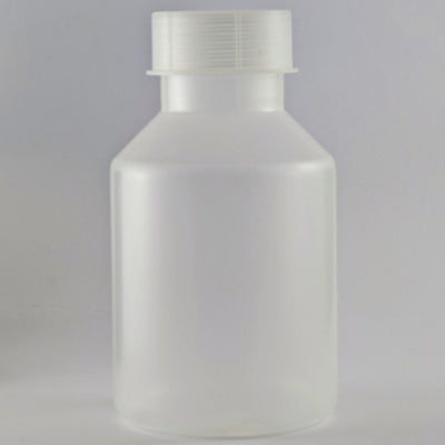 Bottles with screw cap, wide-neck, PP