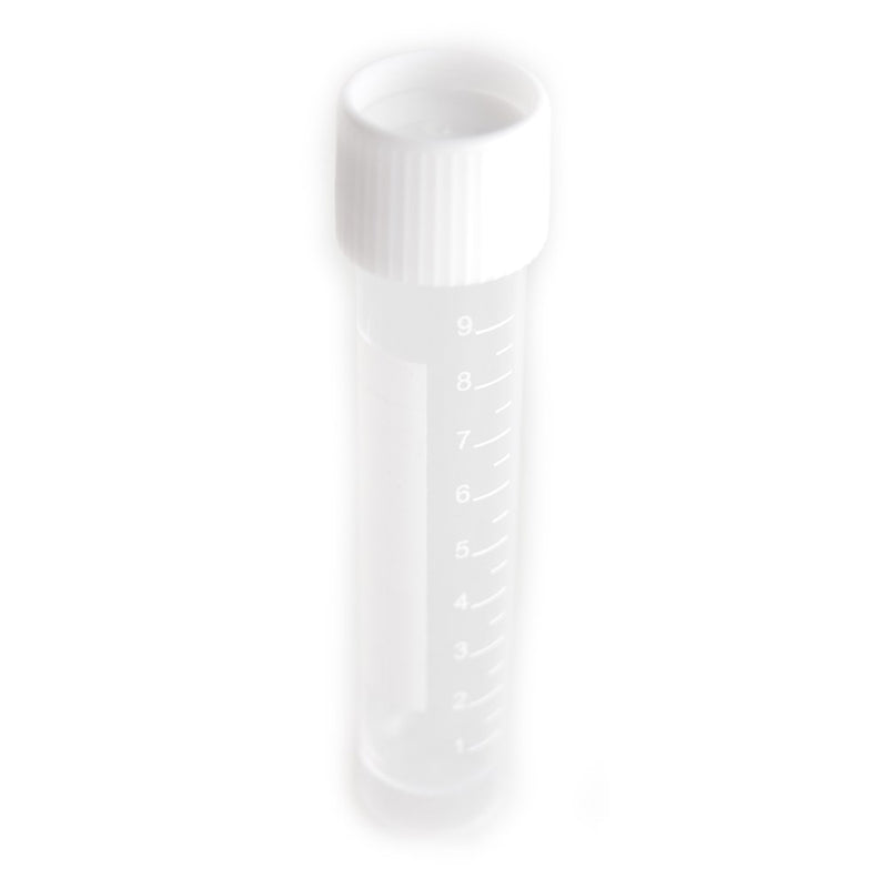 Storage vials, free-standing bottom with screw cap, PP