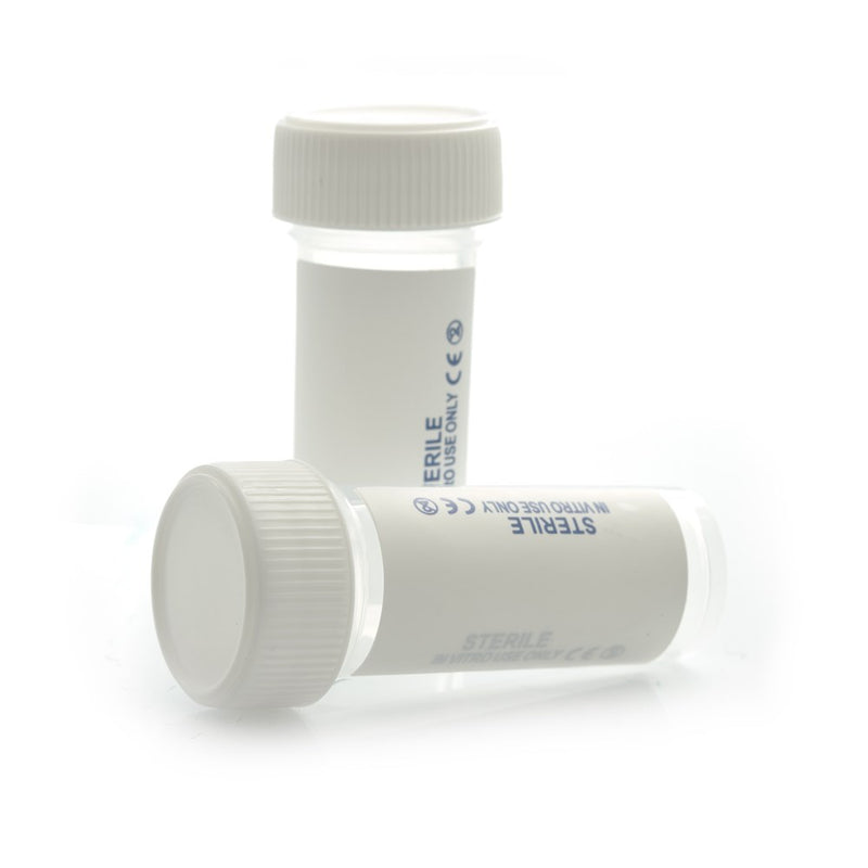 Sample vials with screw cap, PP