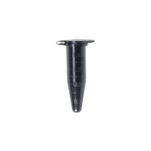 Microcentrifuge tubes, black, PP