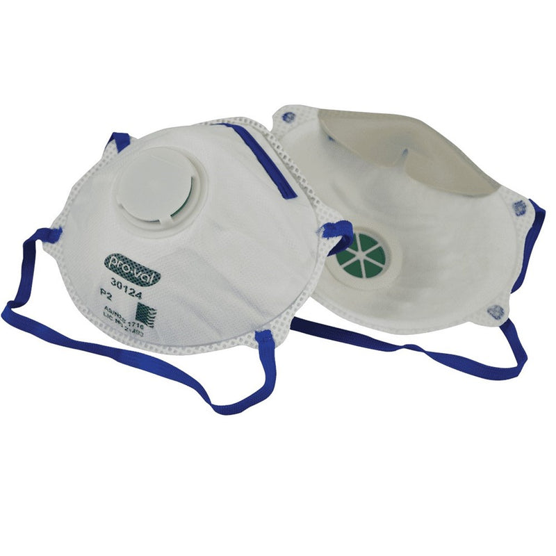 P2 respirators with valve