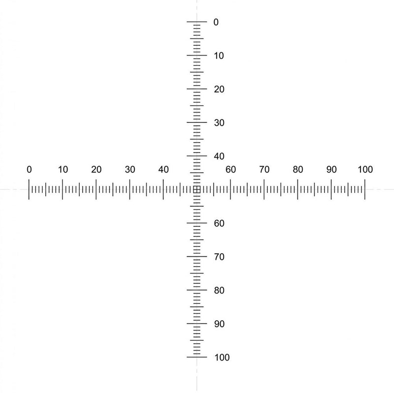 NE17 eyepiece reticles, crossed scales