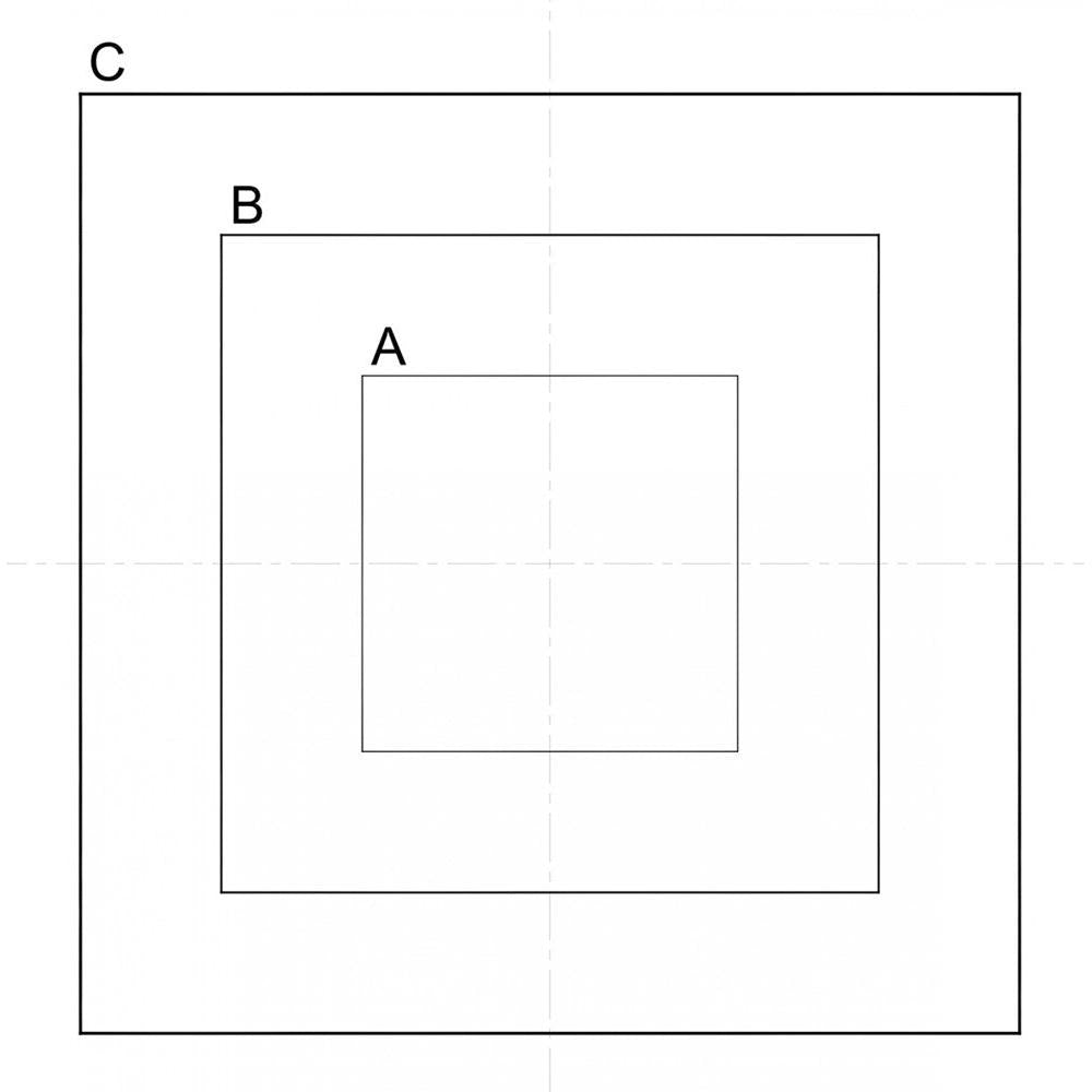 NE38 eyepiece reticles, ratio squares - ProSciTech