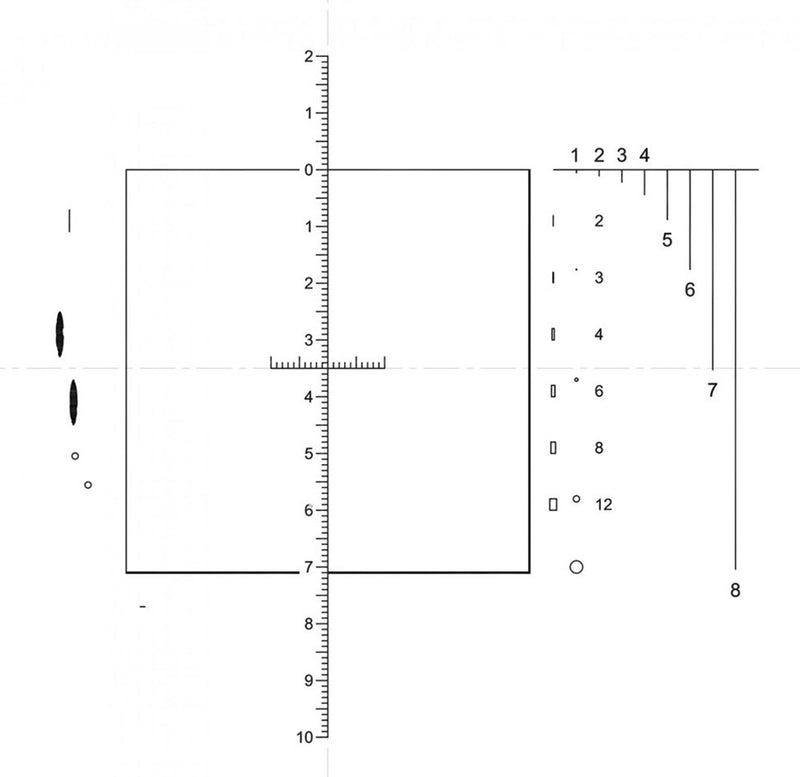 NG60 eyepiece reticles, grain sizing (EN10247)